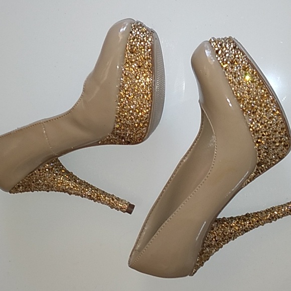 Platform Custom design Crystal shoes - Picture 5 of 17